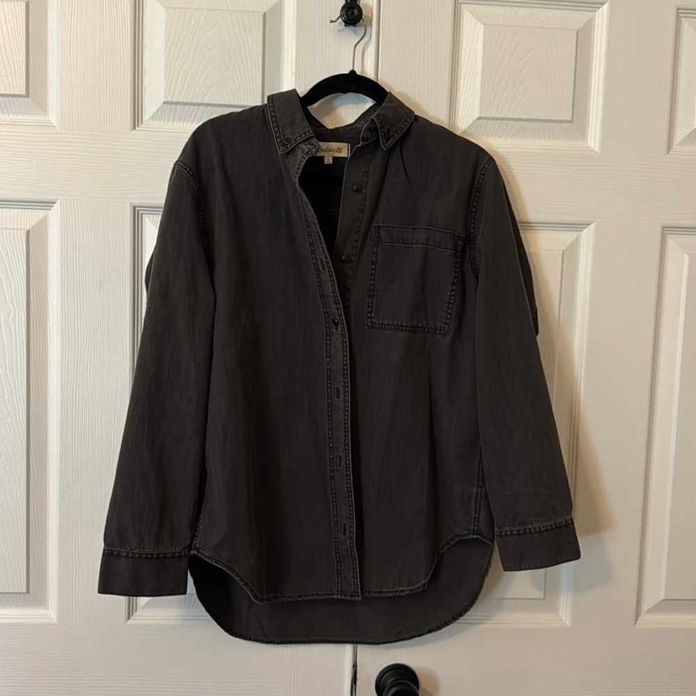 Madewell denim button down shirt